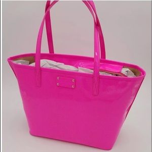 Kate Spade small harmony metro tote pink sapphire